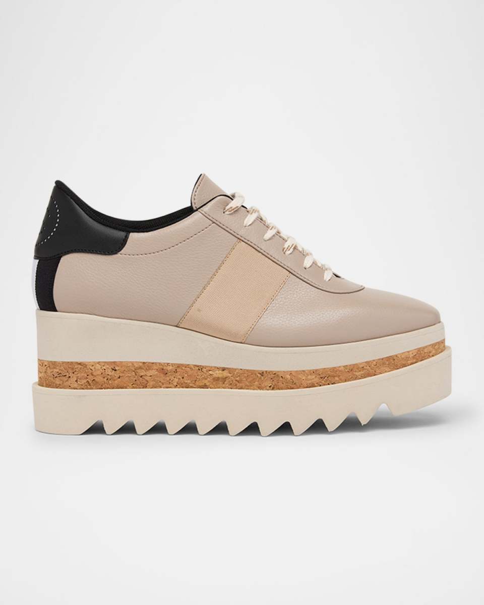 Sneakelyse Vegan Colorblock Platform Sneakers